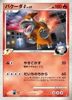 Camerupt Pokémon G