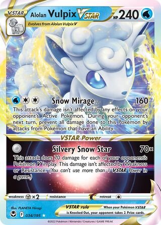 Alola-Vulpix VSTAR