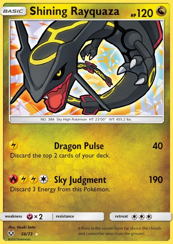 Schimmerndes Rayquaza