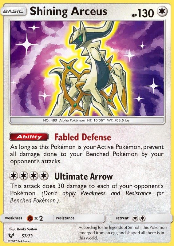 Schimmerndes Arceus